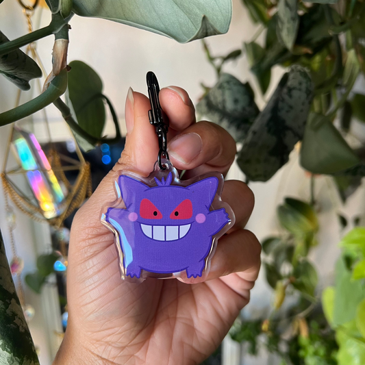 Gengar Ghost Keychain – Poké