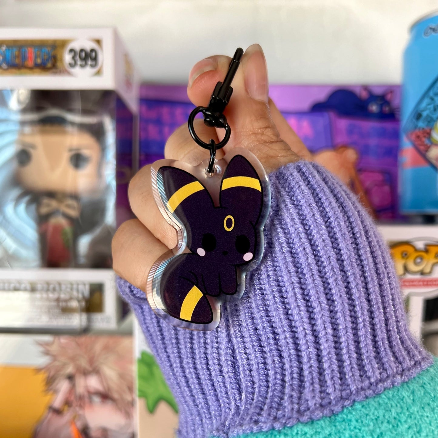 Dark Type Keychain – Poké