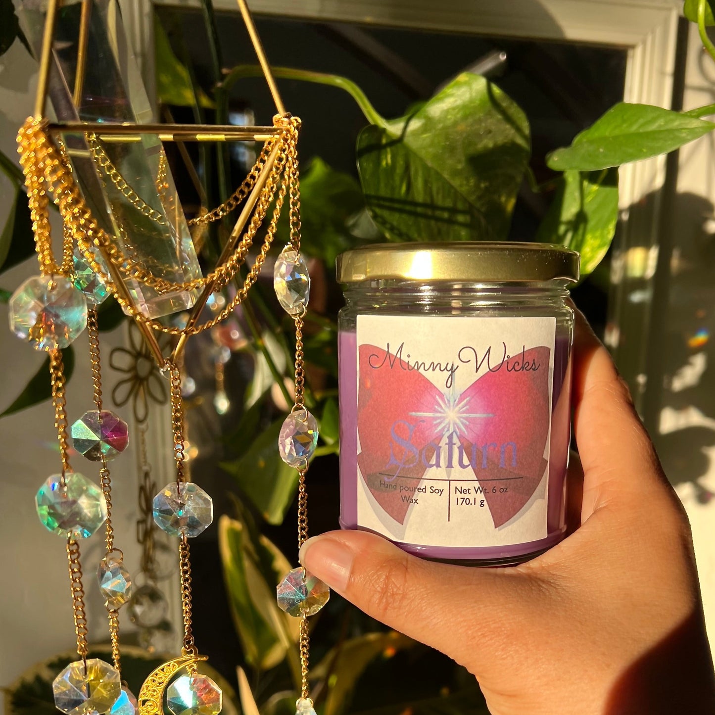 Saturn Inspired Candle – SM