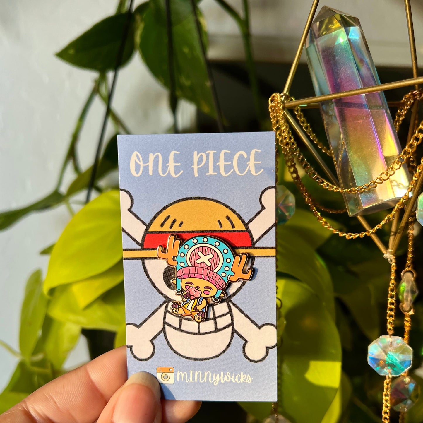 Chopper Hard Enamel Pin – OP