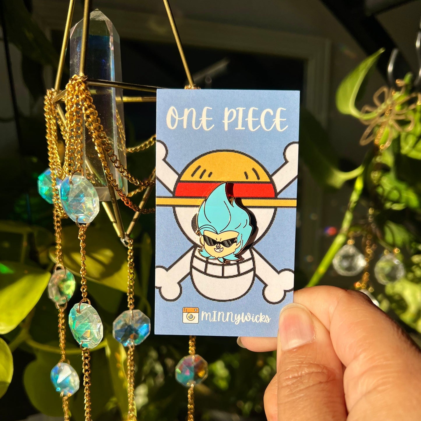 Pin de esmalte duro de Franky – OP