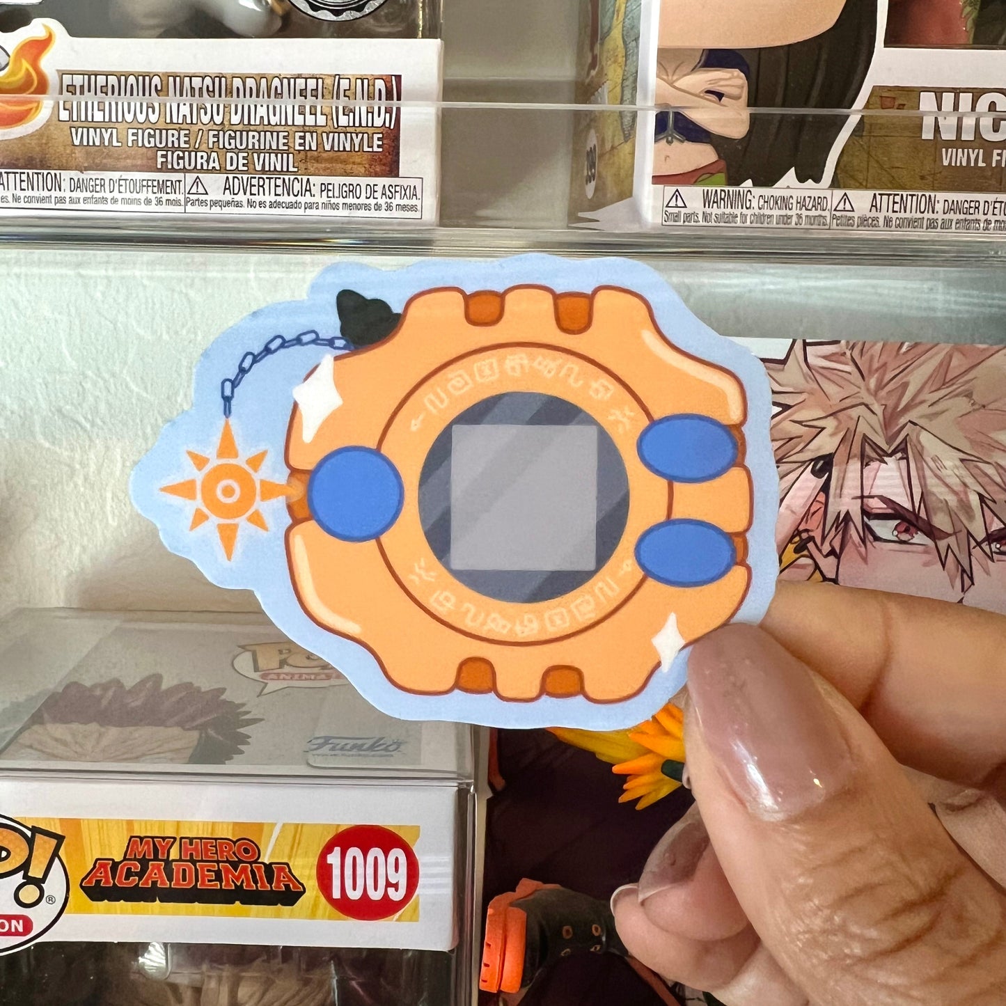 D | Courage Digivice Sticker