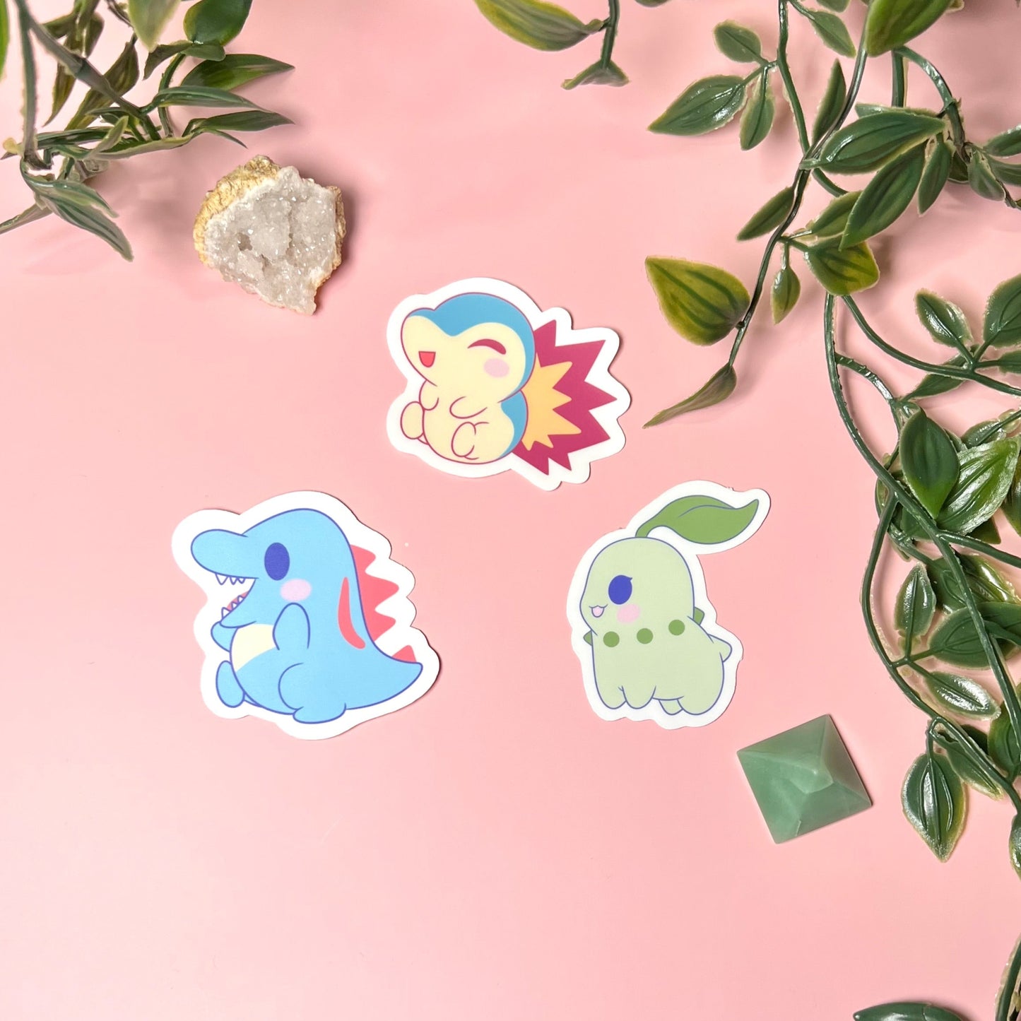 Gen 2 Anime Character Stickers Bundle – Poké