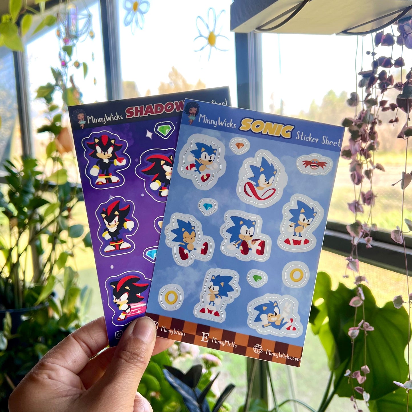 Sonic Chibi Sticker Sheet