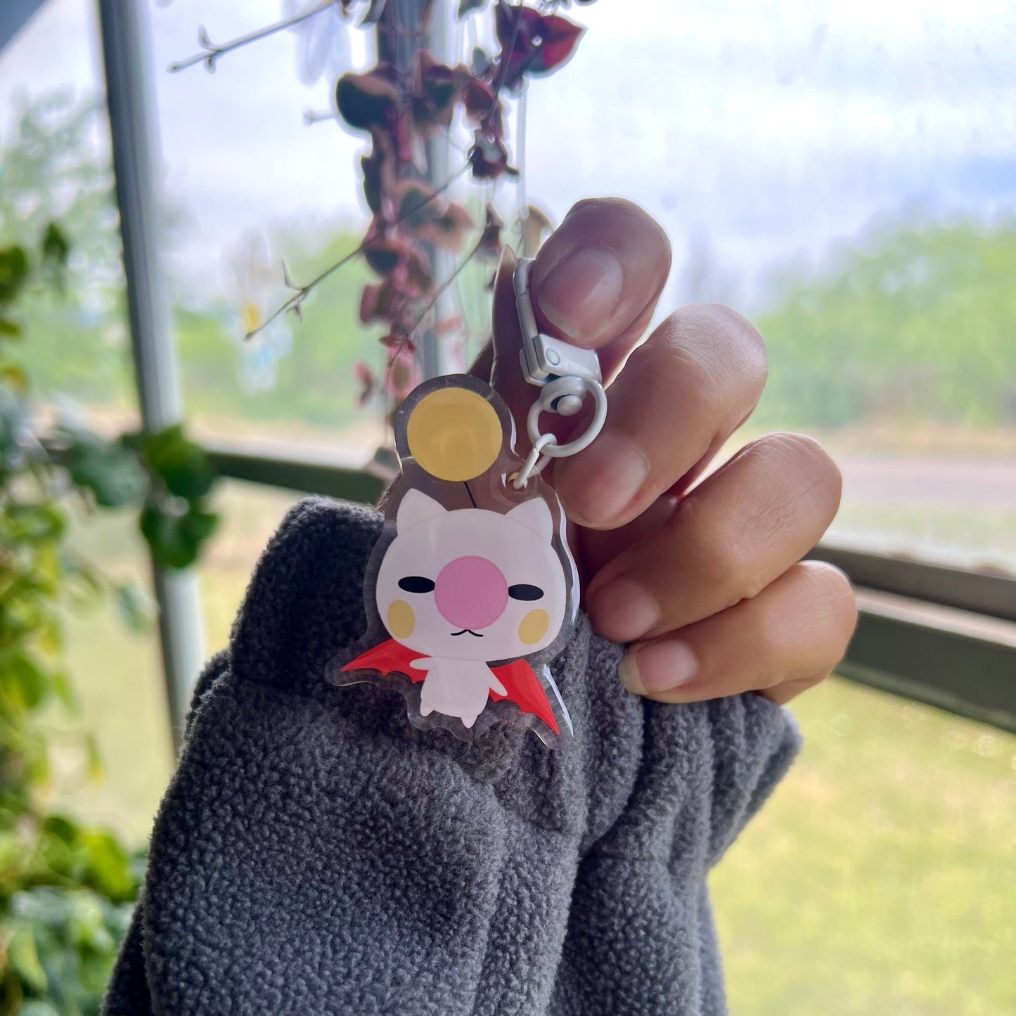 Moogle Keychain – FF Anime-Inspired Keychain