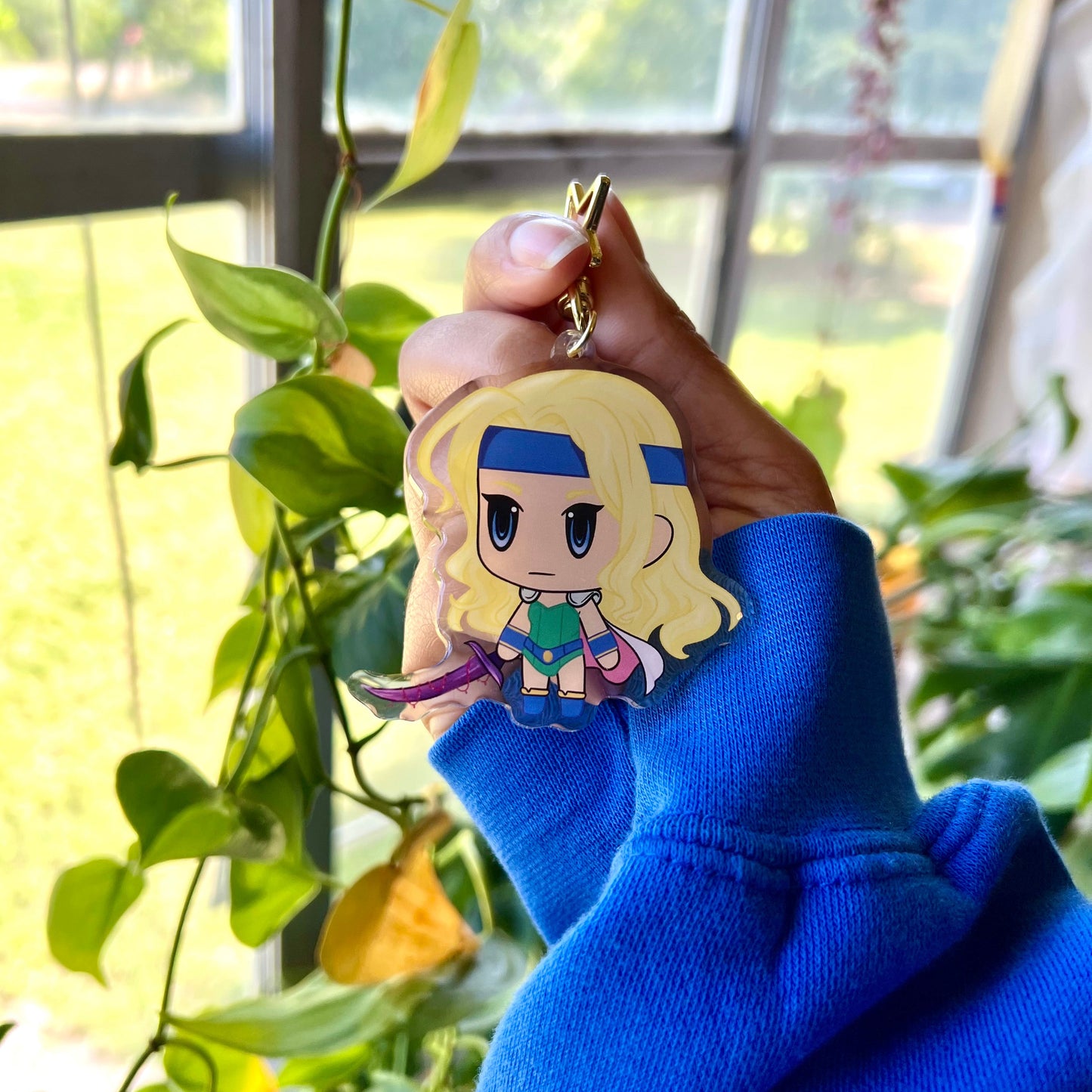 Celes Keychain – FF Anime-Inspired Keychain