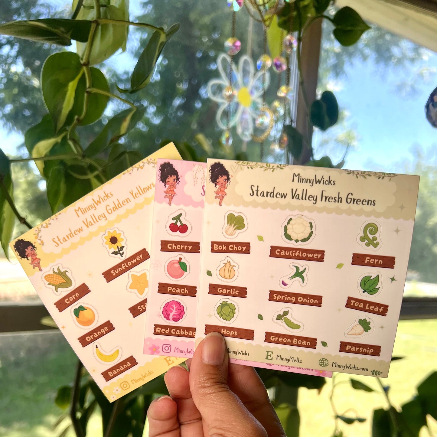 Stardew Valley Fresh Greens Sticker Sheet