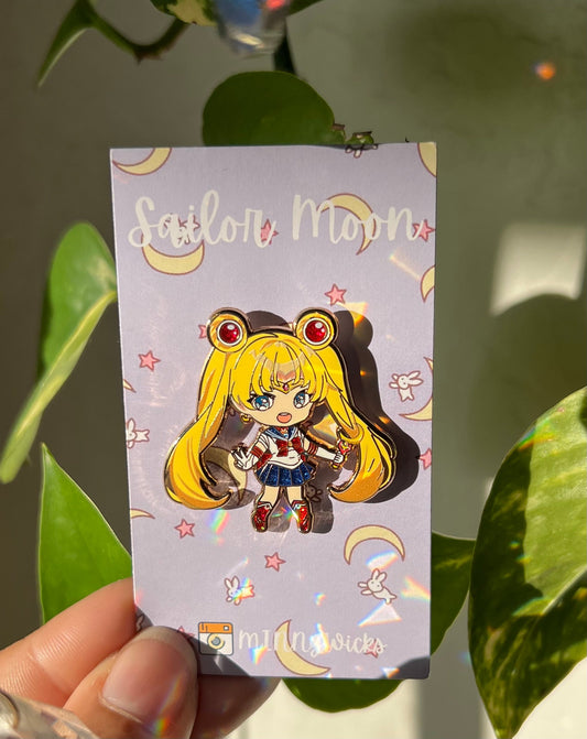 Moon Hard Enamel Pin – SM