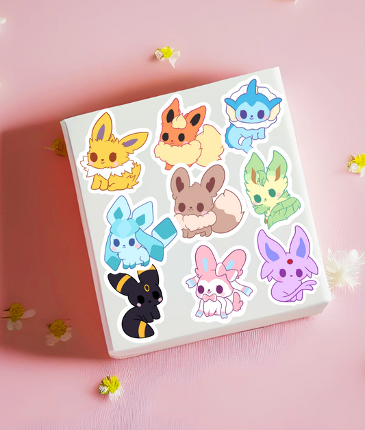 Eevee-lution Stickers Bundle – Poké