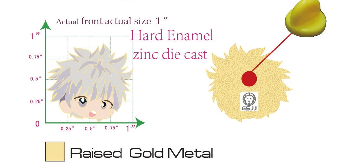 Killua Hard Enamel Pin – HH