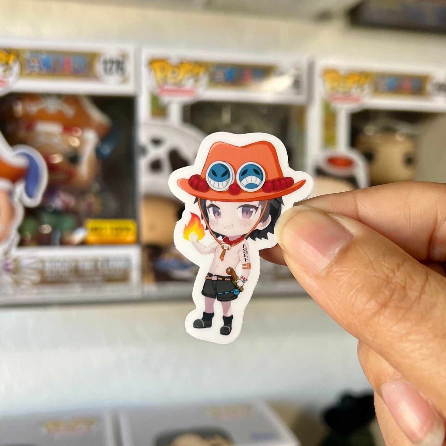 Pegatina de puño de fuego – OP