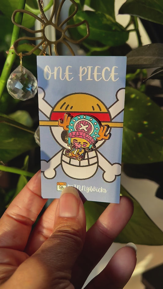 Chopper Hard Enamel Pin – OP