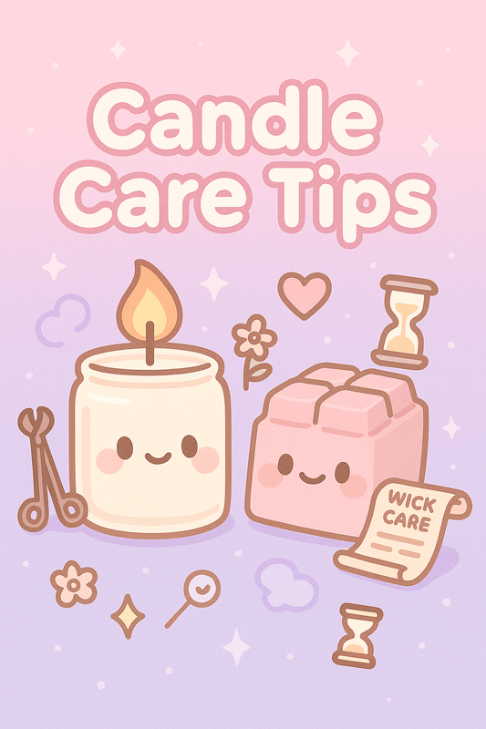 Candle Care Tips for Your Kawaii Wax Melts and Candles 🕯️🌸