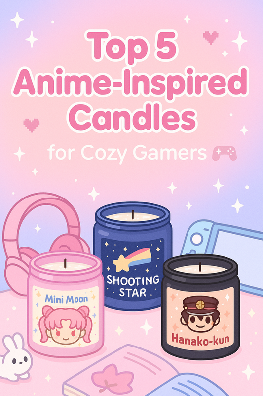 🎮🕯️ Top 5 Anime-Inspired Candles for Cozy Gamers