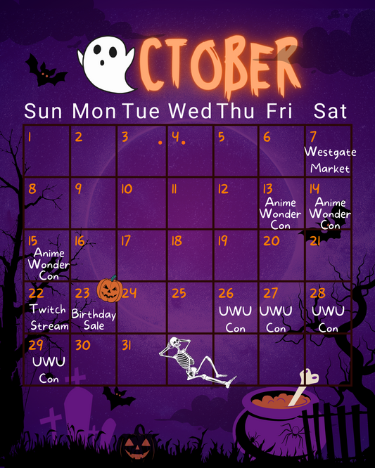 October Calendar