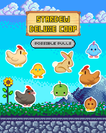 Stardew Valley Deluxe Coop Sticker Pack