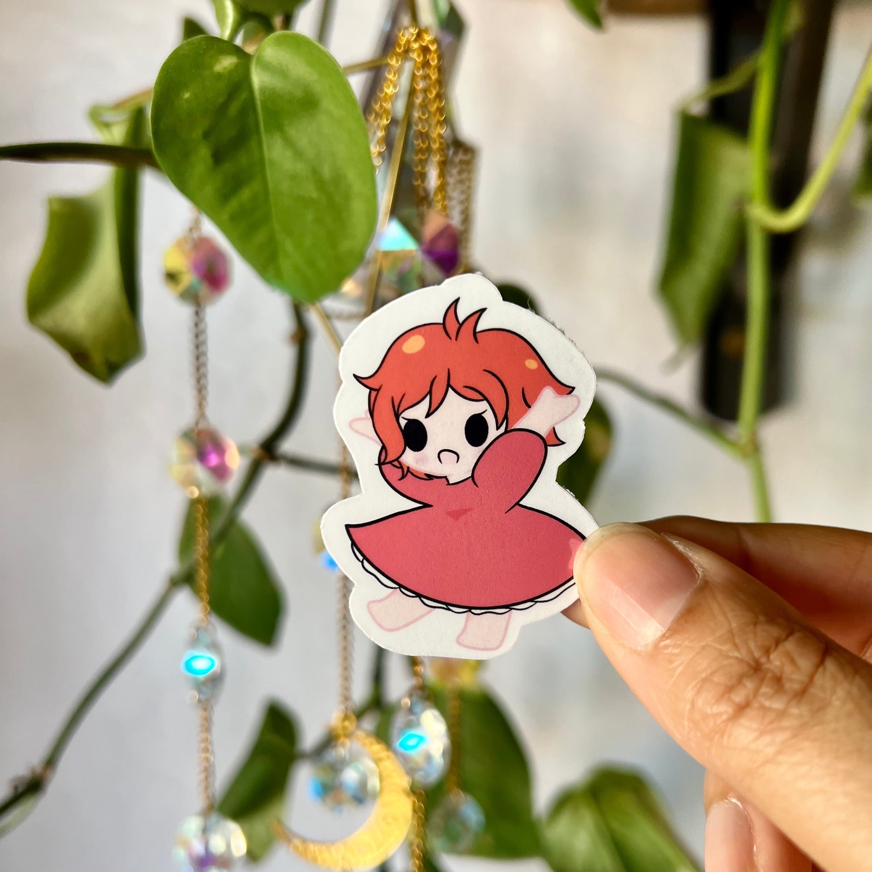 Ponyo Sticker – SG – MinnyWicks