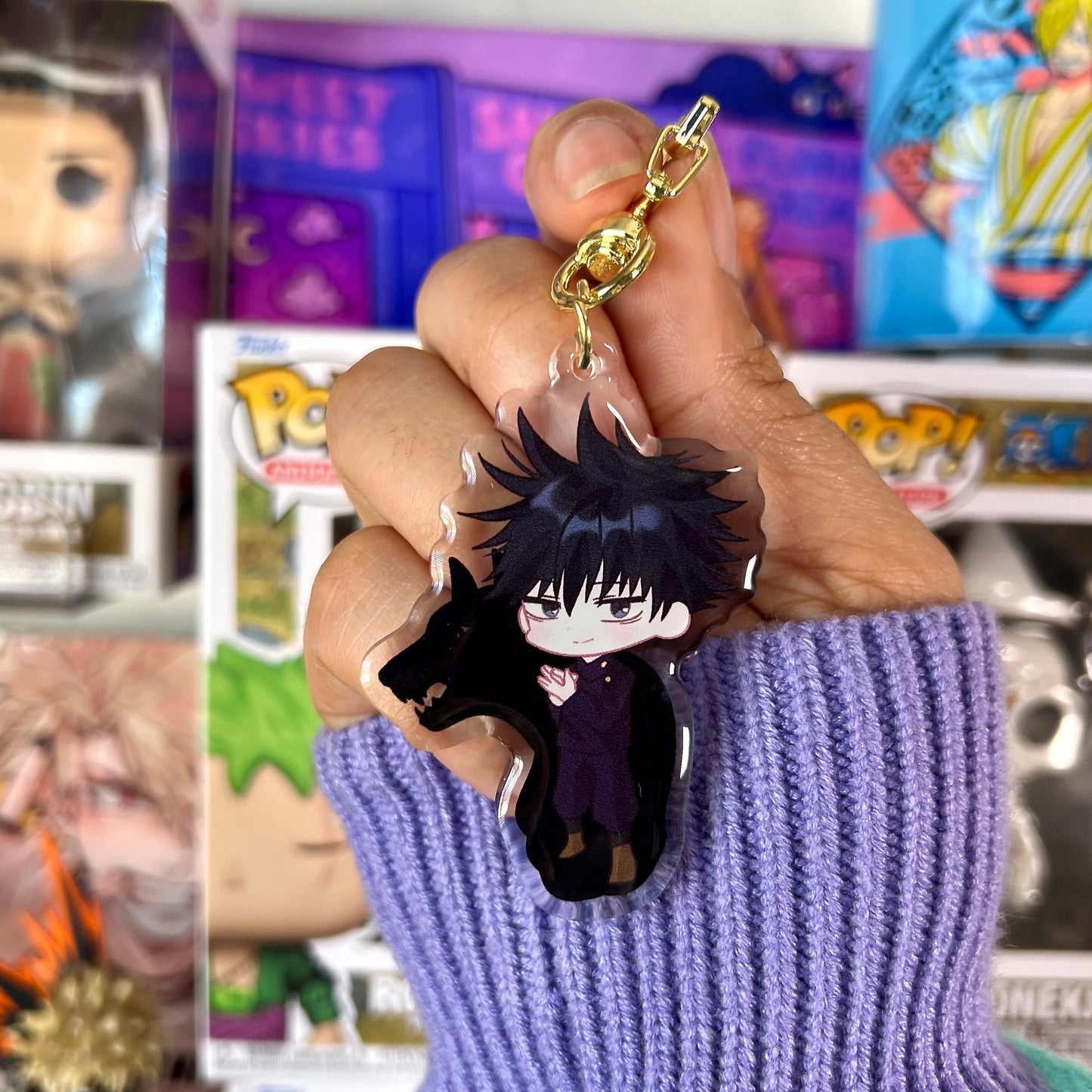 JJK Shadow Keychain