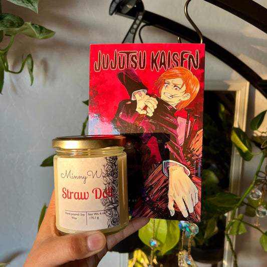 JJK Anime Inspired Candle-Straw Doll