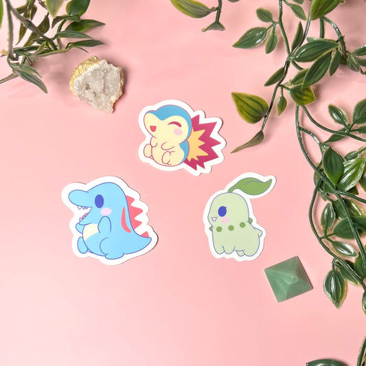 Gen 2 Anime Character Stickers Bundle – Poké