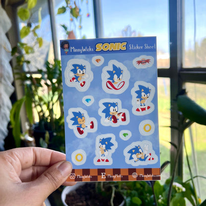 Sonic Chibi Sticker Sheet