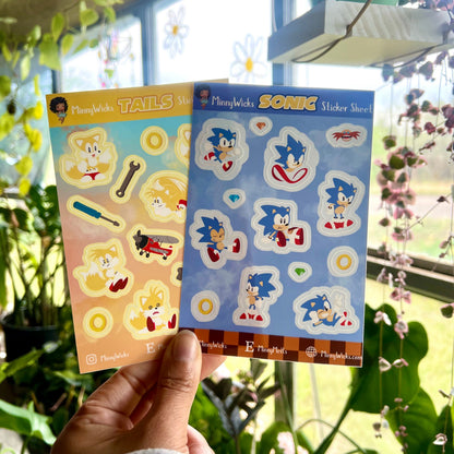 Tails Chibi Sticker Sheet
