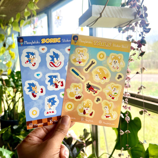 Tails Chibi Sticker Sheet