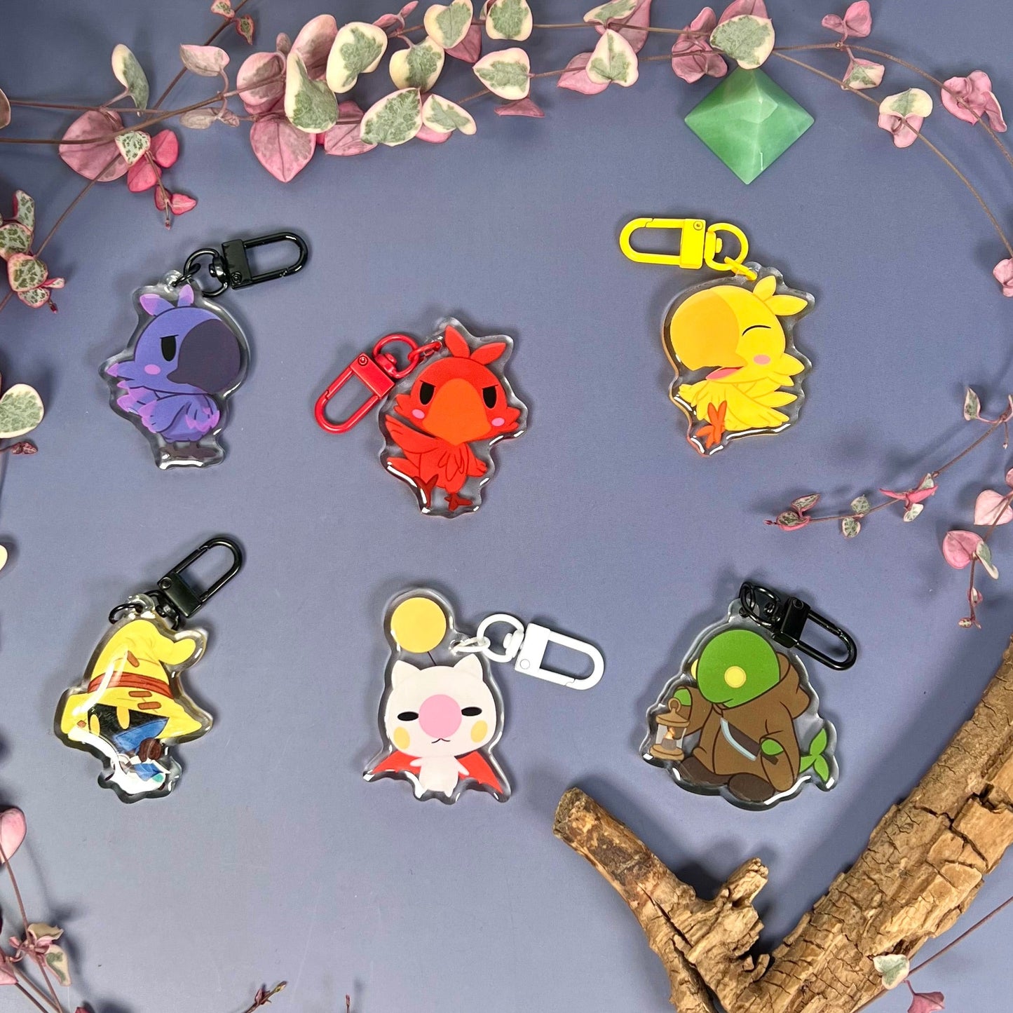 Black Chocobo Keychain – FF