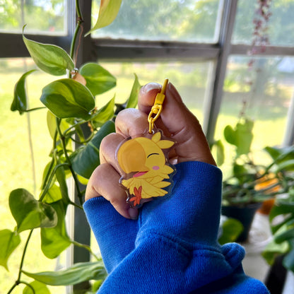 Yellow Chocobo Keychain – FF