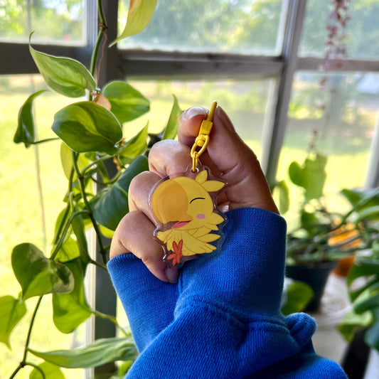 Yellow Chocobo Keychain – FF