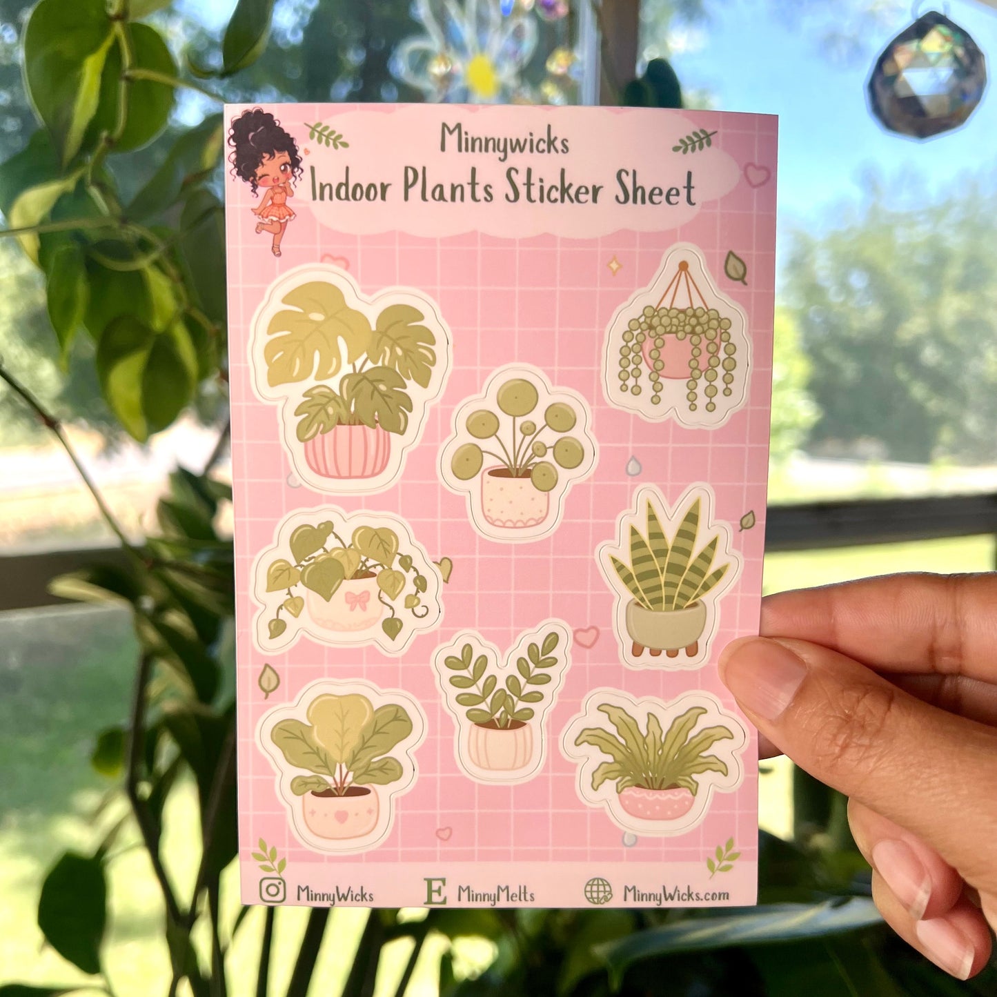 Indoor Plants Sticker Sheet