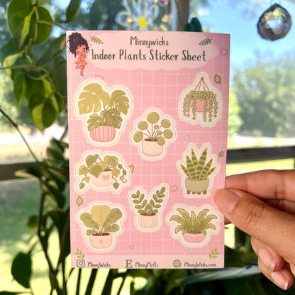 Indoor Plants Sticker Sheet