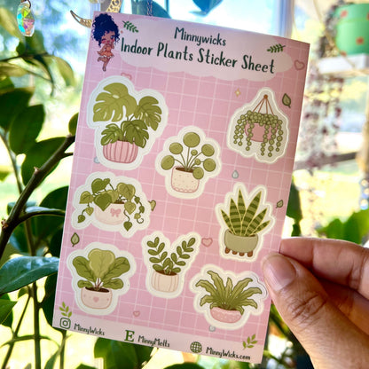 Indoor Plants Sticker Sheet