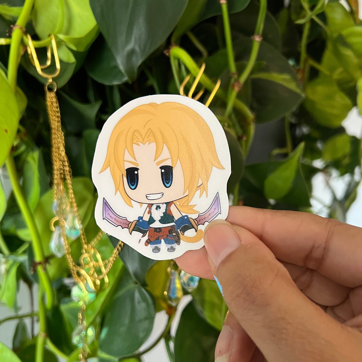 Zidane Sticker – FF Anime-Inspired Vinyl Sticker