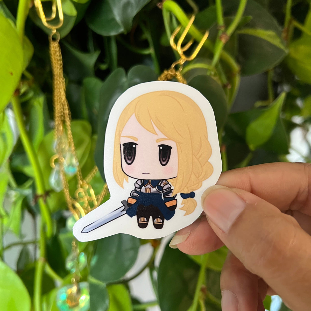 Agrias Sticker – FF Anime-Inspired Vinyl Sticker