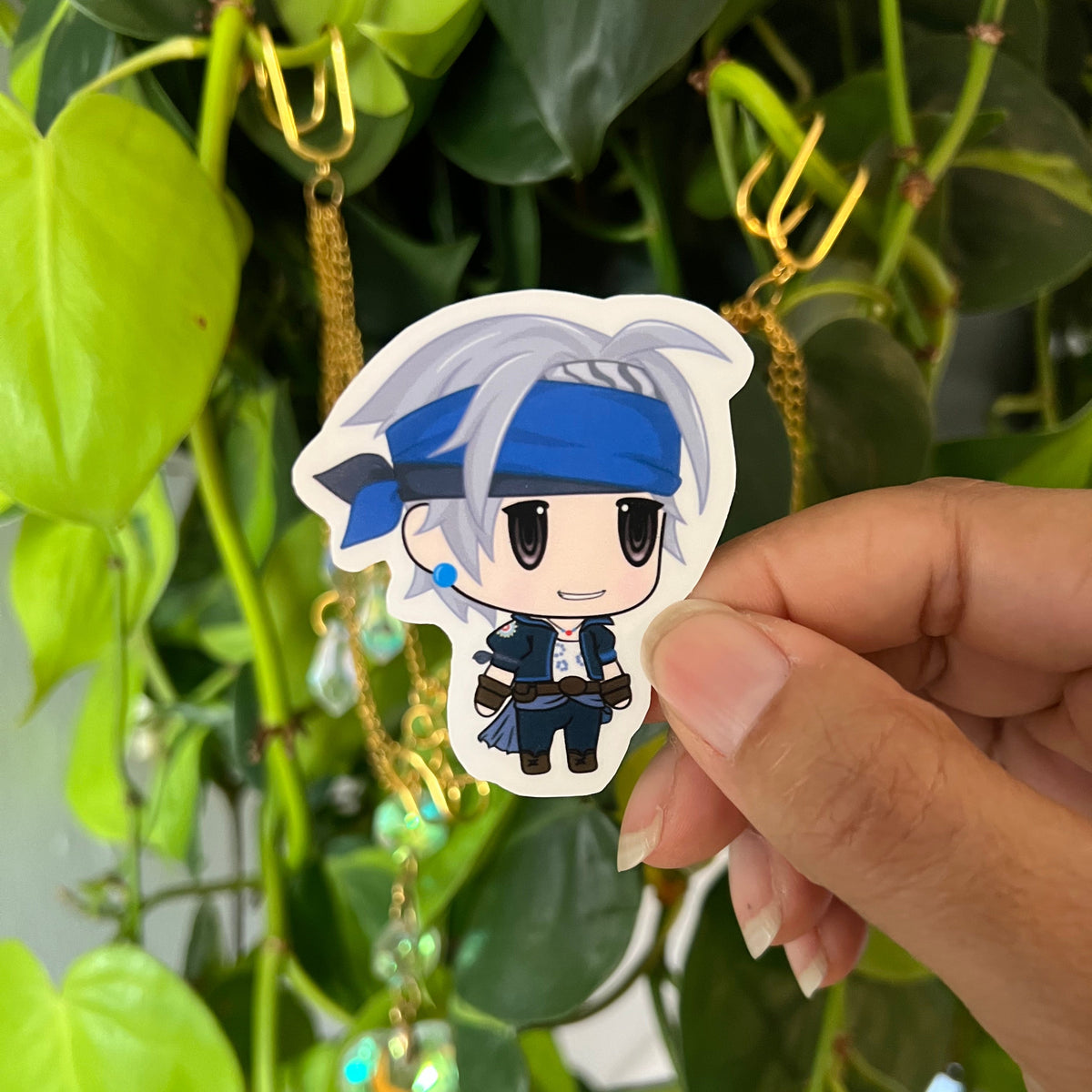 Locke Sticker – FF Anime-Inspired Vinyl Sticker