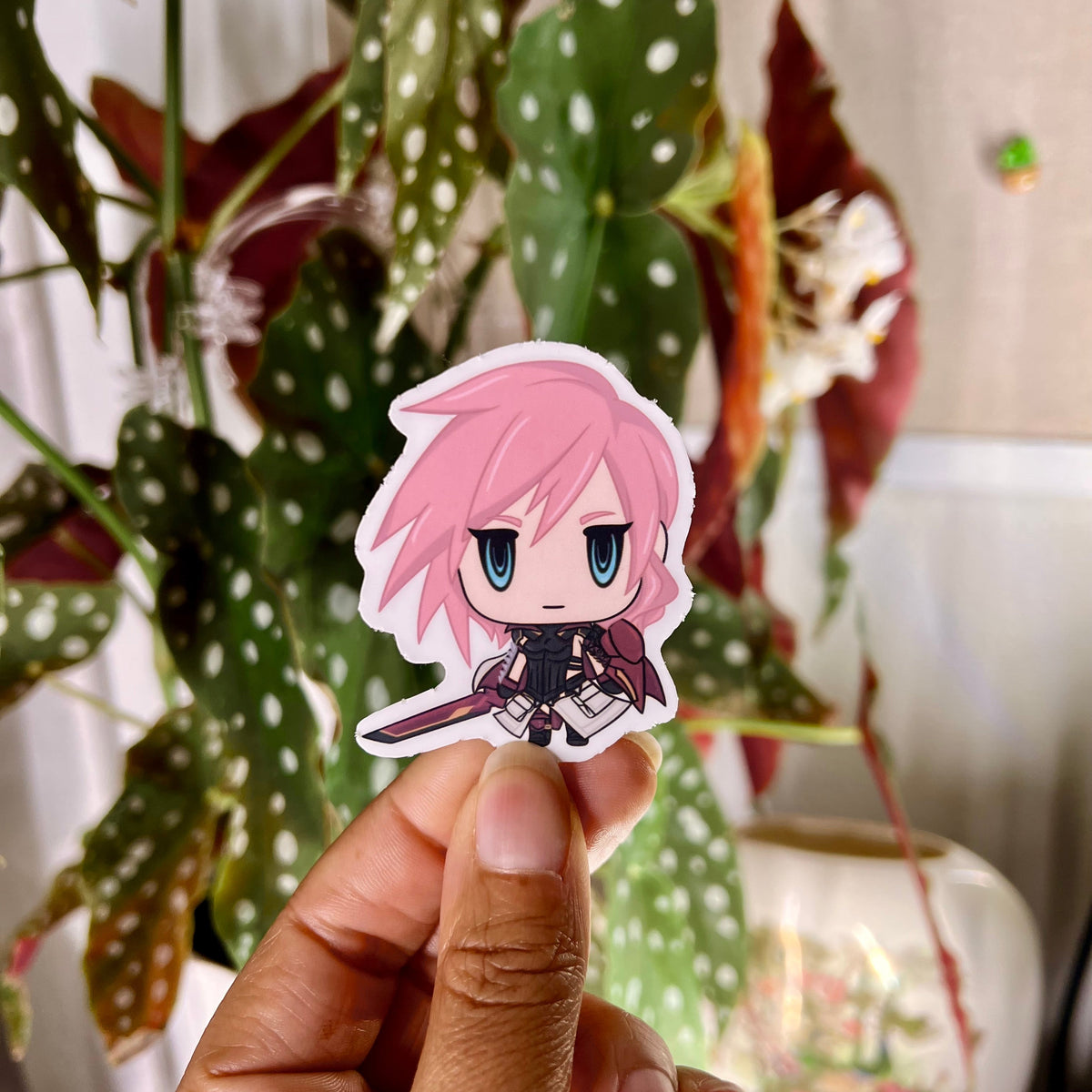 Lightening Sticker – FF Anime-Inspired Vinyl Sticker