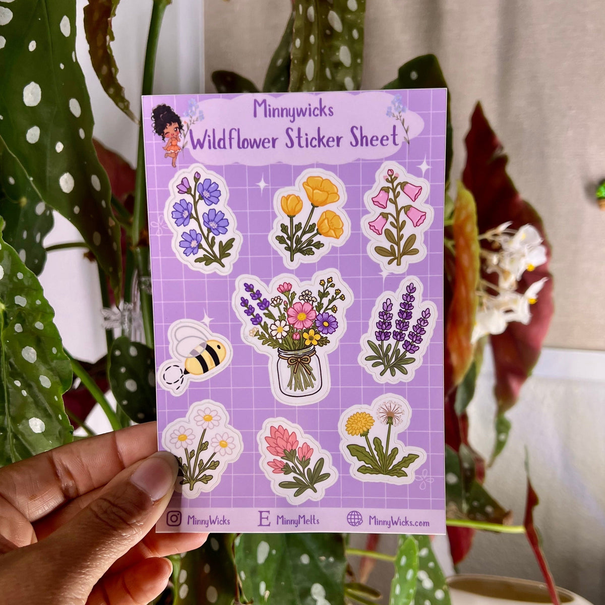 Wildflower Sticker Sheet