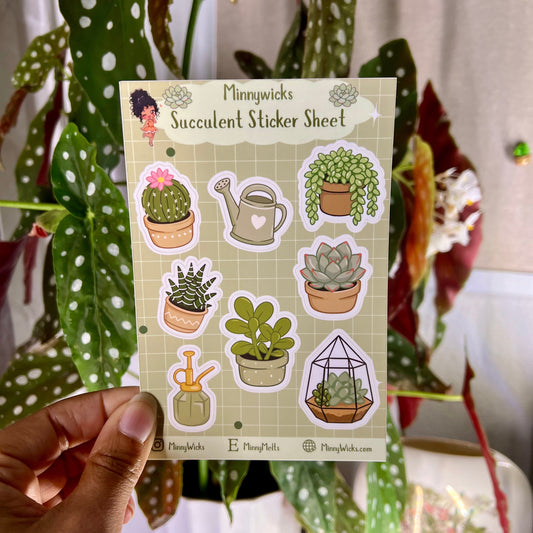 Succulents Sticker Sheet