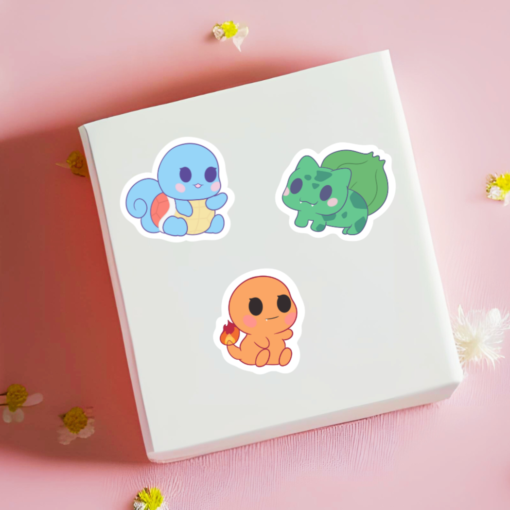 Poké | Anime Character Stickers- Gen 1 Bundle