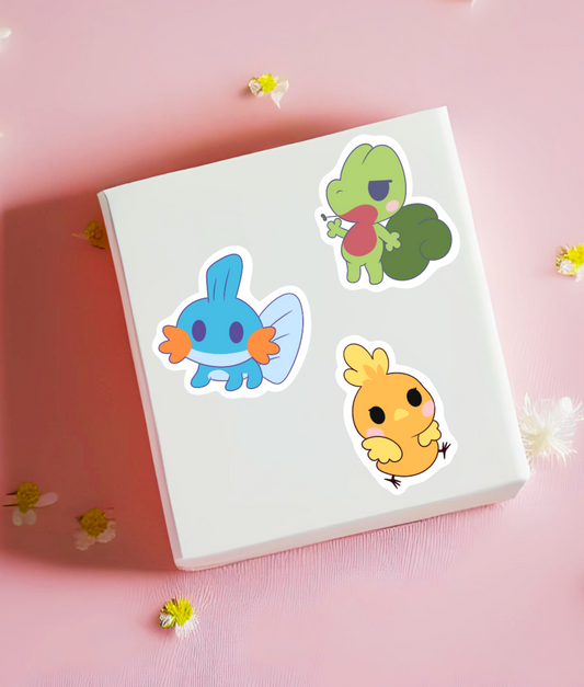 Poké | Anime Character Stickers- Gen 3 Bundle